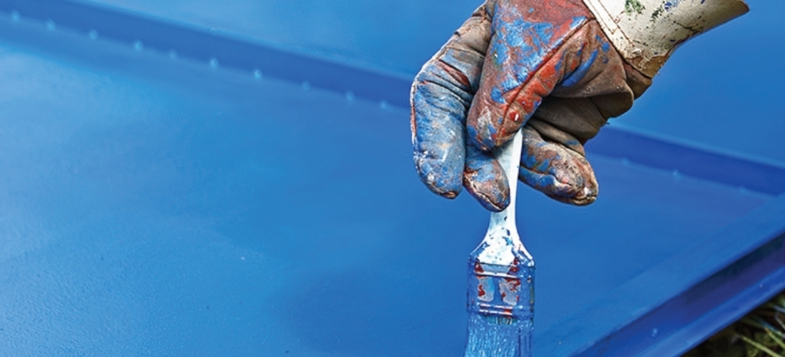 Paint on metal